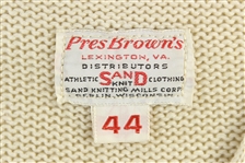 1965-66 Co-Champs Piedmont District Sand Knit Football Sweater