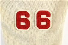 1965-66 Co-Champs Piedmont District Sand Knit Football Sweater
