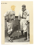 1934 Rogers Hornsby & Walter Johnson Original 7"x 9" Photo