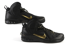 2012 (June 1st) 1st Championship/MVP Season Lebron James Miami Heat Eastern Conference Finals Game Worn Shoes (Akron Children's Hospital / MEARS)