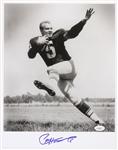 1957-1966 Paul Hornung Green Bay Packers Signed 11"x 14" B&W Photo *JSA*