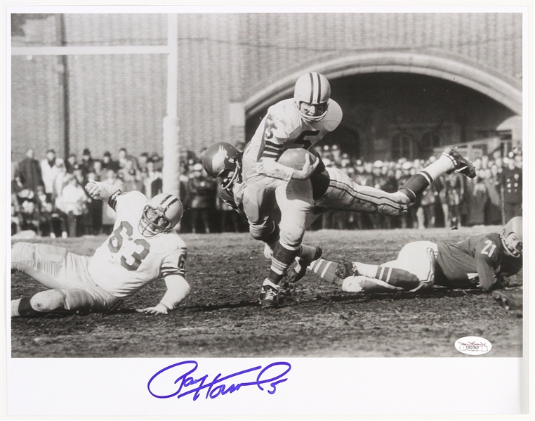 1957-1966 Paul Hornung Green Bay Packers Signed 11"x 14" B&W Photo *JSA*
