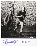 1957-1966 Paul Hornung Green Bay Packers Signed 11"x 14" B&W Photo *JSA*