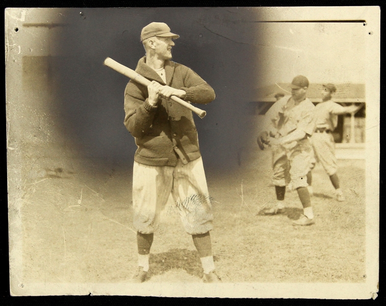 1923 Hank Schreiber Columbus Senators 3 1/4"x 4 1/4" Photo (Sporting News Collection)