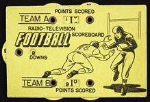 1950s-1960s Radio-Television Football Scoreboard