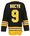 1980's Johnny Bucyk Boston Bruins Signed Jersey (*JSA*)
