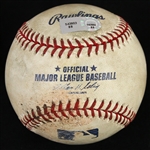 2007 (July 4) Kansas City Royals Seattle Mariners OML Selig Kauffman Stadium Game Used Baseball (MEARS LOA/MLB Hologram)