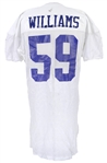 1995 Brian Williams New York Giants Practice Jersey (MEARS LOA)