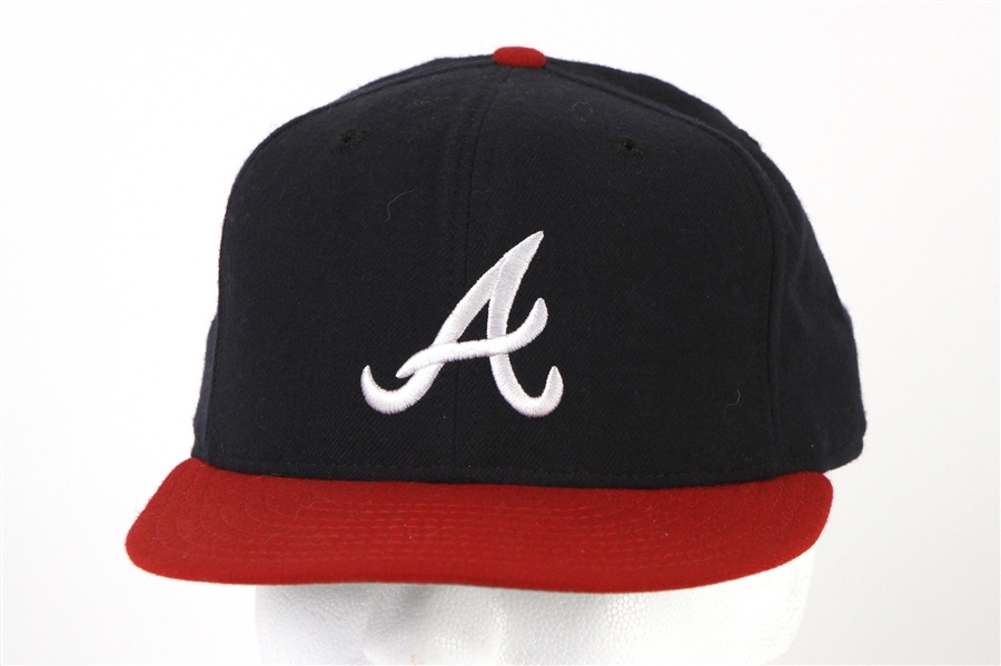 1994 Gregg Olson Atlanta Braves Game Worn Cap (MEARS LOA)