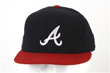 1994 Gregg Olson Atlanta Braves Game Worn Cap (MEARS LOA)