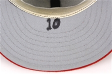 1994 Gregg Olson Atlanta Braves Game Worn Cap (MEARS LOA)