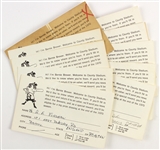1970 Bernie Brewer Milwaukee Brewers County Stadium News Letter/Contest Cards (Lot of 10)