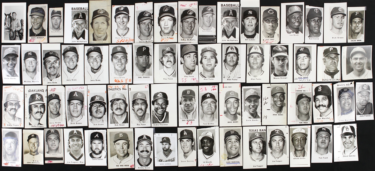 1940s-1990s St Petersburg Times, Sporting News, and Boston Herald Archived Baseball and Football Photos (Lot of 175)