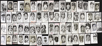 1940s-1990s St Petersburg Times, Sporting News, and Boston Herald Archived Baseball and Football Photos (Lot of 175)