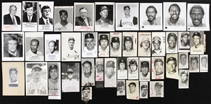 1940s-1990s St Petersburg Times, Sporting News, and Boston Herald Archived Baseball and Football Photos (Lot of 175)