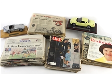 1960s-2000s Newspapers, Magazines, TV Guides, Football Programs Including Green Bay Packers, Elvis, and more (Lot of 70+)