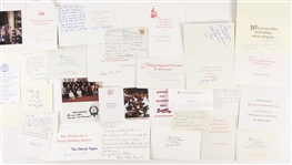 1980s-1990s Baseball Holiday Cards and Postcards (Lot of 25)