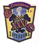 1997 Super Bowl XXXI Louisiana Superdome 4"x 5" Patch 