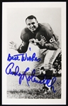 1951-1955 Andy Robustelli Los Angeles Rams Signed 3"x 5" Photo (JSA)