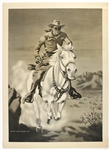 1949-1957 The Lone Ranger 23"x 31" Poster 