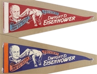 1953 Dwight D. Eisenhower Inauguration 17" Pennants