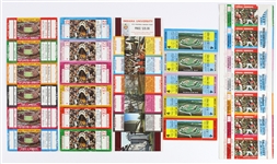 1973-1975 College Football Uncut Tickets (Lot of 5)