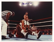 1974 Muhammad Ali vs George Foreman Signed 16"x 20" Photo (PSA/DNA)