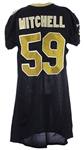 1997 Keith Mitchell New Orleans Saints Game Worn Home Jersey (MEARS LOA)