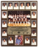 1984 United States Olympic Basketball Team Gold Medalists 16"x 20" Plaque Featuring Michael Jordan (EX Bobby Knight Collection)