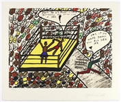 1979 Muhammad Ali "Sting Like a Bee" Signed 22"x 26" Lithograph (JSA)