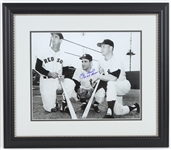 1958 Yogi Berra Signed 18"x 21" Frame Photo (JSA)