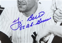 1958 Yogi Berra Signed 18x 21 Frame Photo (JSA)