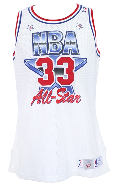 1991 Larry Bird Boston Celtics Game Issued All Star Game Jersey (MEARS LOA) 