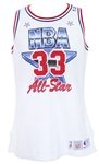 1991 Larry Bird Boston Celtics Game Issued All Star Game Jersey (MEARS LOA) 