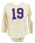 1949-51 Bill Earley Washington Huskies Game Worn Football Jersey (MEARS LOA)