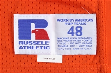 1986-88 Barry Sanders Oklahoma State Cowboys Home Jersey (MEARS LOA)