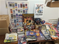 1920s-2000s Football Memorabilia (Lot of 500+)