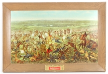 1952 Custers Last Fight Anheuser Busch 20"x 30" Lithograph 