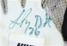 1996 LeRoy Butler Green Bay Packers Signed 17x 20 Framed Game Used Gloves (JSA)