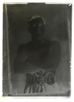 1910s Stanley Ketchel 5”x7” Glass Negative by Percy Dana