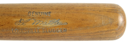 1960-65 Eddie Mathews Milwaukee Braves H&B Louisville Slugger Professional Model Game Used Bat (MEARS A8.5 & PSA/DNA GU 8.5)