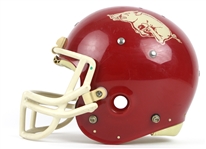 1970's Arkansas Razorbacks Football Helmet (MEARS LOA)