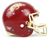 1970's Arkansas Razorbacks Football Helmet (MEARS LOA)