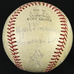 Autographed and Stamped Baseballs (Lot of 3)