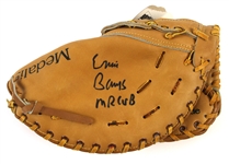 1960s Ernie Banks Chicago Cubs Signed & Inscribed "Mr. Cub" Medalist Store Model First Basemans Mitt (JSA)