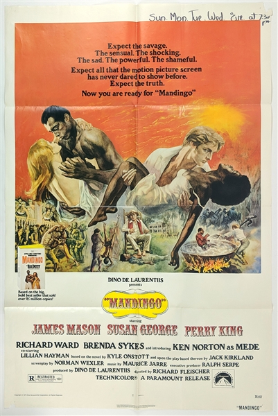 1970s-1980s Sugar Ray Leonard and Mandingo Starring Ken Norton Posters 