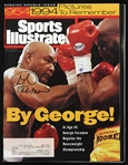 1994 George Foreman Signed Sports Illustrated (JSA)