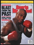 1989 George Foreman Signed Sports Illustrated (JSA)