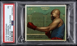 1910 Jack Johnson T218 Hassan The Oriental Smoke Trading Card (PSA/DNA Slabbed)
