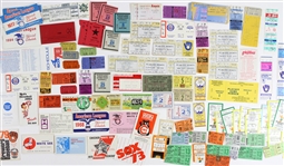 1950s-2000s Baseball, Basketball and Football Ticket Stubs, Schedules, Postcards and more (Lot of 130+)